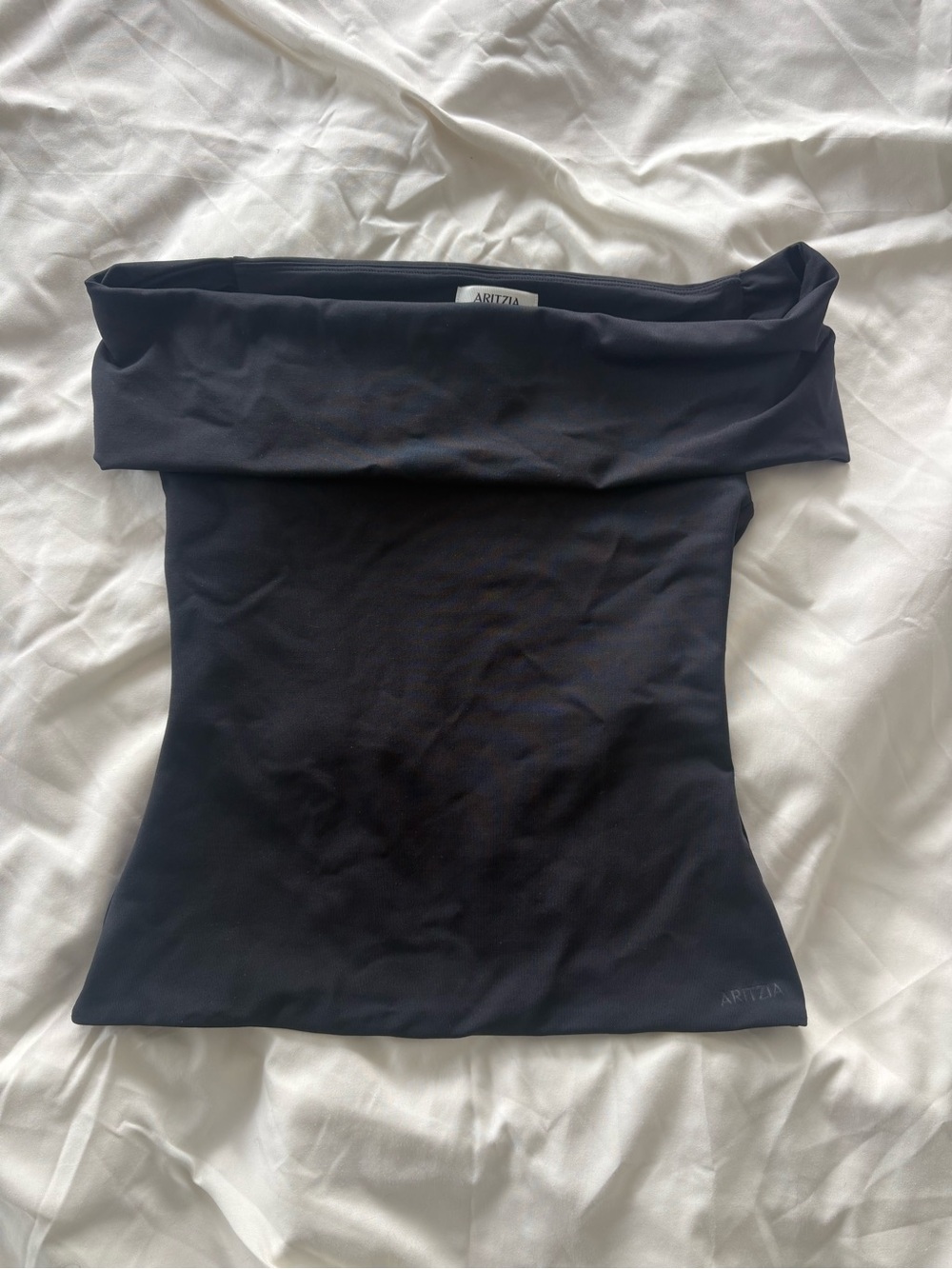 Aritzia Black Contour Ravish Top